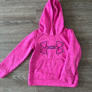 Youth XS pink under amour hoodie